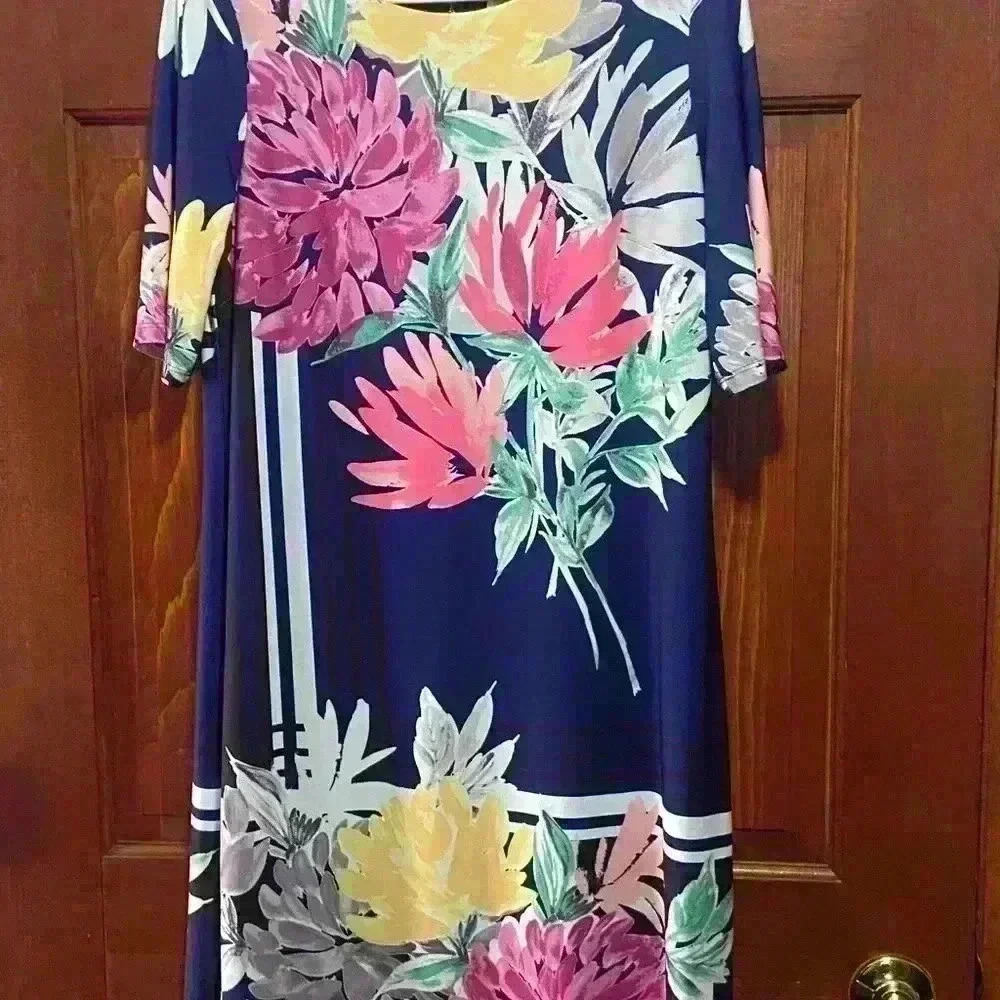 Eliza J  Women’s Floral Dress Multicolor Size 10 - Picture 6 of 11